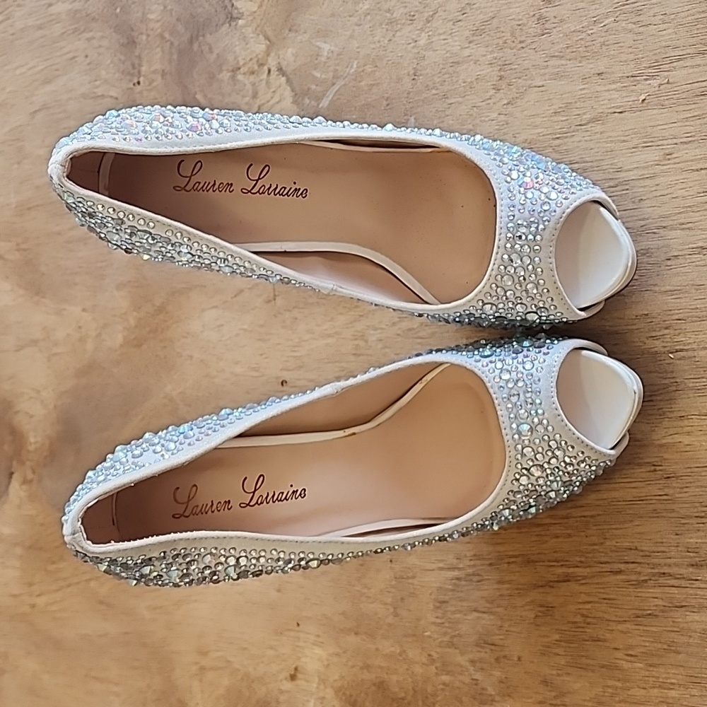 Lauren Lorraine Rhinestone High Heels